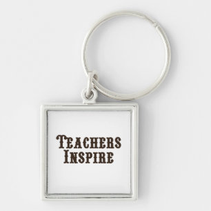 De leraren inspireren sleutelhanger