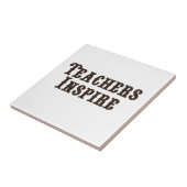 De leraren inspireren tegeltje (Zijkant)