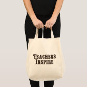De leraren inspireren tote bag (Voorkant (product))