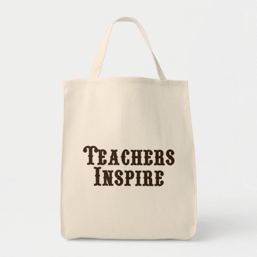 De leraren inspireren tote bag (Voorkant)