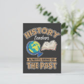 De leraren van de geschiedenis brengen altijd het briefkaart (Staand voorkant)