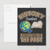 De leraren van de geschiedenis brengen altijd het briefkaart (Voorkant / Achterkant)