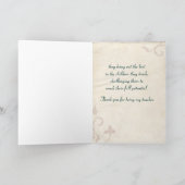 De leraren zijn Speciaal Bedankkaart (Binnen)