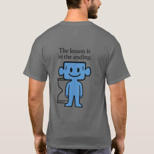 De les zit in het Ending -Inspirerend T-shirt