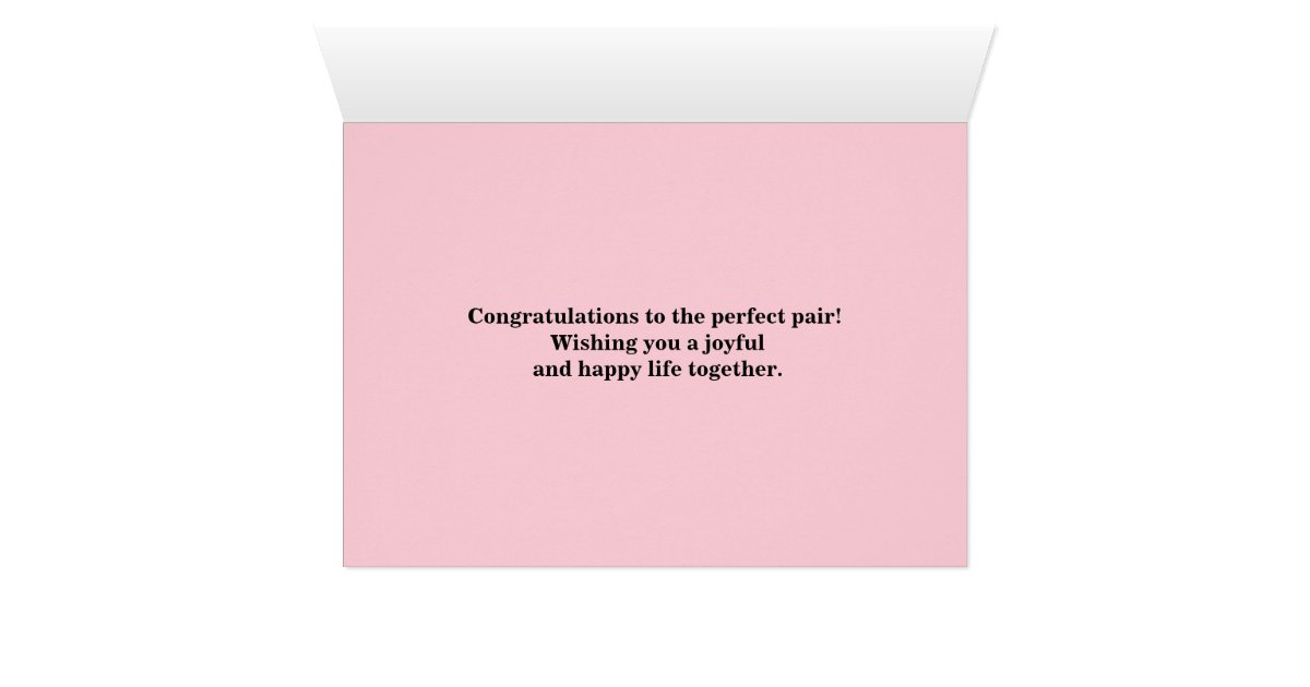 De lesbische Gelukwensen van het Huwelijk, Roze Wenskaart | Zazzle
