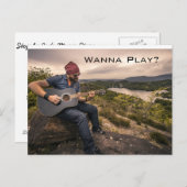 De Lessen van de gitaar Adverteren Briefkaart voor (Voorkant / Achterkant)