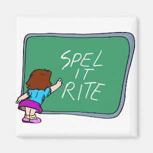 De Lessen van de spelling op Bord Magneet