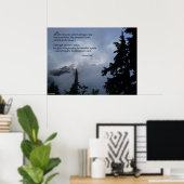 De lessen van het leven zijn niet altijd makkelijk poster (Thuiskantoor)