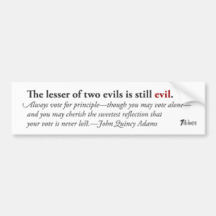 De Lesser van Twee Eeuwen... Bumpersticker