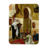 De Lesson (olie op canvas) Magneet (Verticaal)