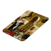 De Lesson (olie op canvas) Magneet (Linkerzijde)