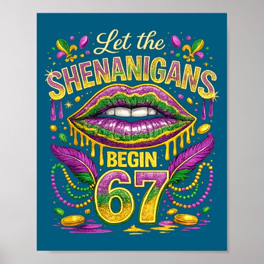 De Let-snaakjes beginnen 67 Mardi Poster (Voorkant)