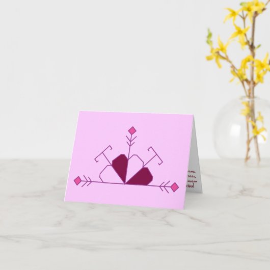 De Letse kaart van het loyaliteitscredo (Gele Bloem)