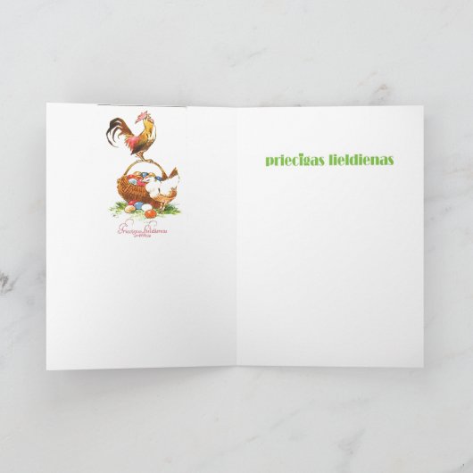 De Letse kaart van Pasen (Binnen)