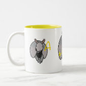 De letter A mok (Links)