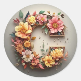 De letter C envelop Sticker