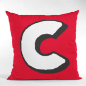 De letter C-kussen van alfabet Kussen
