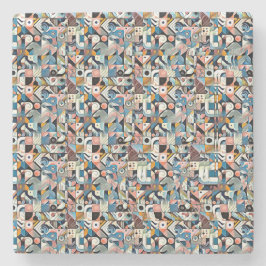 De LETTER J Stereogram  Stenen Onderzetter
