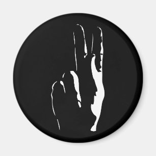 de letter K in gebarentaal Magneet