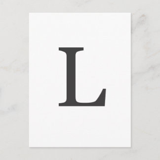 "de letter L" Briefkaart