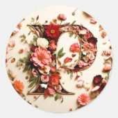 De letter P envelop Sticker (Voorkant)