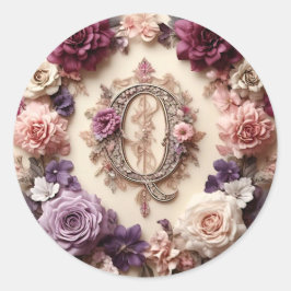 De letter Q envelop Sticker