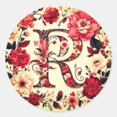 De letter R envelop Sticker (Voorkant)