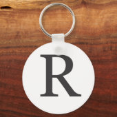 "de letter R" Sleutelhanger (Voorkant)