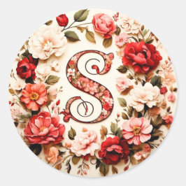 De letter S Envelope Sticker