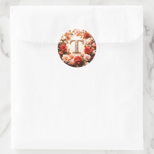 De letter T envelop Sticker (Tas)