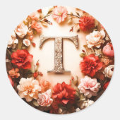 De letter T envelop Sticker (Voorkant)