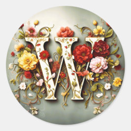 De letter W envelop Sticker