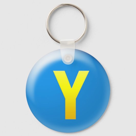 De letter Y Sleutelhanger (Voorkant)