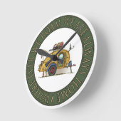 De leuke Aanhangwagen van de Reis van de Ronde Klok (Hoek)