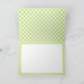 De leuke Aardbei Girly & Gepersonaliseerd dankt u Bedankkaart (Binnen)