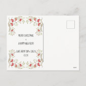 de leuke bessen van de de vakantiekaart van feestdagenkaart (Achterkant)