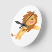 De leuke Blije Klok van de Muur van de Leeuw van (Hoek)