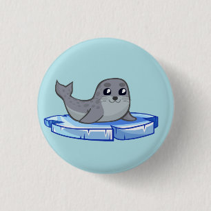 De leuke cartoon van de babyverbinding ronde button 3,2 cm