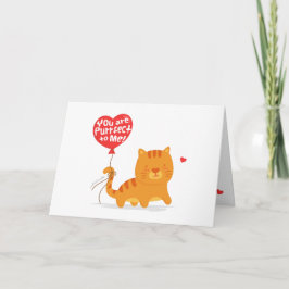 De leuke Cartoon van de Kat van het Kat van de Feestdagen Kaart