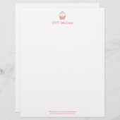 De leuke Chef-kok van Pastery van de Bakkerij Persoonlijk Briefhoofd (Voorkant / Achterkant)