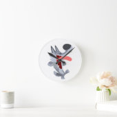 De leuke Dansende Klok van de Muur van de Wolf van (Huis)