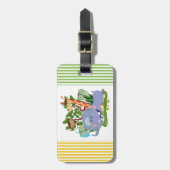 De leuke Dieren van de Safari Bagagelabel (Voorkant verticaal)