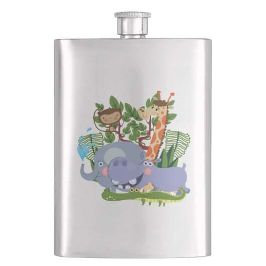 De leuke Dieren van de Safari Flacon (Voorkant)