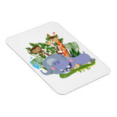 De leuke Dieren van de Safari Magneet (Rechterzijde)