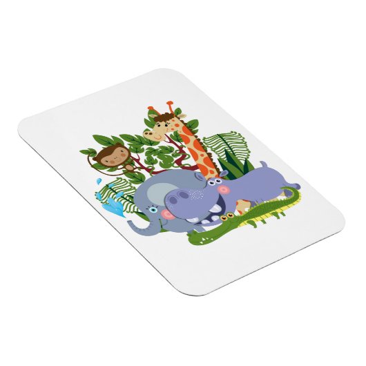 De leuke Dieren van de Safari Magneet (Rechterzijde)