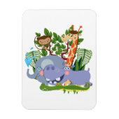 De leuke Dieren van de Safari Magneet (Verticaal)