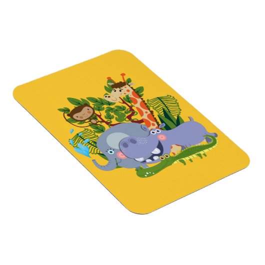 De leuke Dieren van de Safari Magneet (Rechterzijde)