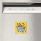 De leuke Dieren van de Safari Magneet (Insitu (Vaatwasser))