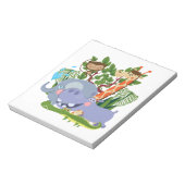 De leuke Dieren van de Safari Notitieblok (Linkerzijde)