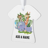 De leuke Dieren van de Safari Ornament (voorkant)